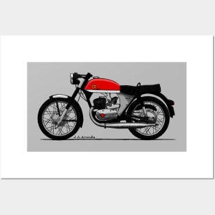 The famous spanish classic motorcicle Posters and Art